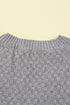 V-Neck Twist Knitted Vest Sweater